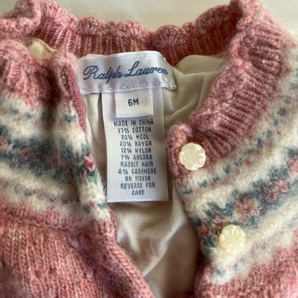 Ralph Lauren Baby Girl Sweater